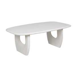 MESA CENTRO BLANCO ROZADO 130 X 70 X 46 CM