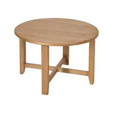 MESA CENTRO NATURAL MADERA MINDI SALÓN 80 X 80 X 50 CM MESA CENTRO NATURAL MADERA MINDI SALÓN 80 X 80 X 50 CM