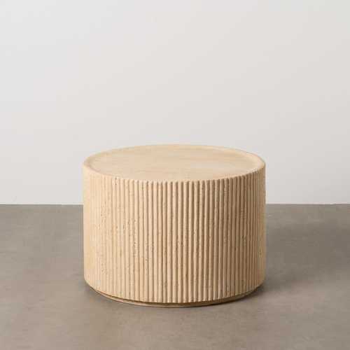 MESA CENTRO BEIGE MAGNESIO 67 X 67 X 46 CM