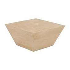 MESA CENTRO BEIGE MAGNESIO 80 X 80 X 40 CM