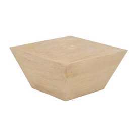 MESA CENTRO BEIGE MAGNESIO 80 X 80 X 40 CM