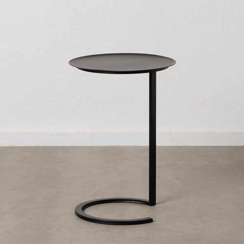 MESITA NEGRO METAL SALÓN 42,50 X 42,50 X 65 CM