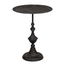 MESITA GRIS OSCURO METAL 54,50 X 54,50 X 70,50 CM MESITA GRIS OSCURO METAL 54,50 X 54,50 X 70,50 CM