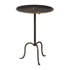 MESITA ORO VIEJO METAL 43 X 43 X 62 CM