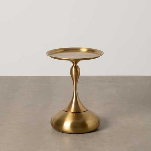 MESITA DORADO METAL DECORACIÓN 39 X 39 X 53 CM