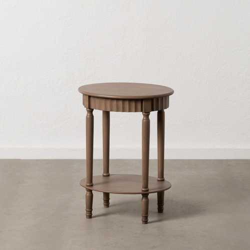 MESA AUXILIAR MARRÓN DM-MADERA 50 X 40 X 66 CM