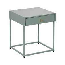 MESITA VERDE ACERO 43 X 41 X 50 CM MESITA VERDE ACERO 43 X 41 X 50 CM