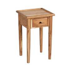 MESITA NATURAL MADERA DE MANGO 35 X 35 X 55 CM