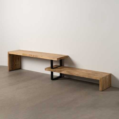 MUEBLE AUXILIAR MARRÓN-NEGRO 265 X 40 X 50 CM