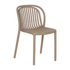 SILLA BEIGE POLIPROPILENO CONTRACT 51 X 57 X 78 CM