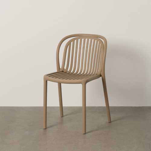 SILLA BEIGE POLIPROPILENO CONTRACT 51 X 57 X 78 CM