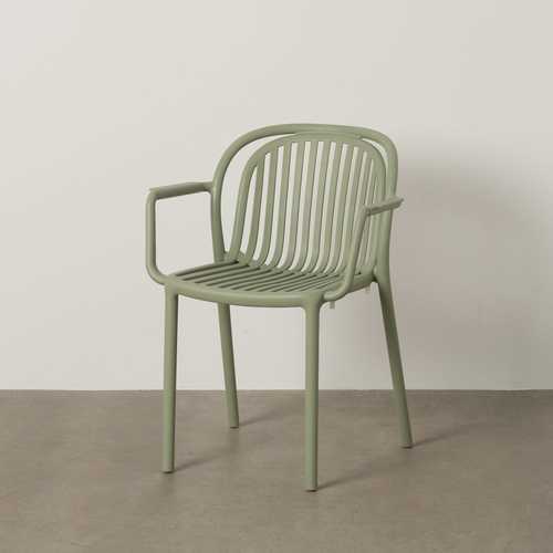 SILLA VERDE POLIPROPILENO CONTRACT 57 X 57 X 78 CM