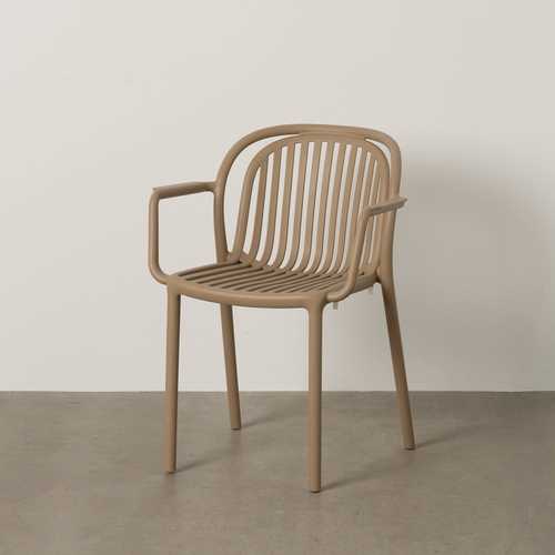 SILLA BEIGE POLIPROPILENO CONTRACT 57 X 57 X 78 CM