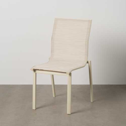 SILLA ALUMINIO-TEXTILENO EXTERIOR 49 X 62 X 90 CM