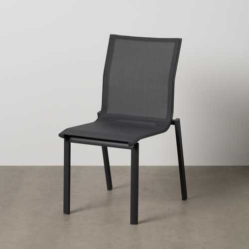 SILLA ALUMINIO-TEXTILENO EXTERIOR 49 X 62 X 90 CM