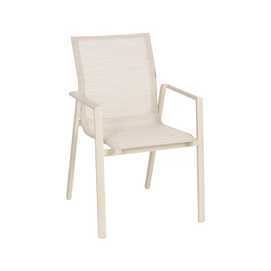 SILLA ALUMINIO-TEXTILENO EXTERIOR 57 X 62,50 X 88 CM