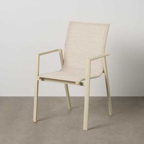 SILLA ALUMINIO-TEXTILENO EXTERIOR 57 X 62,50 X 88 CM