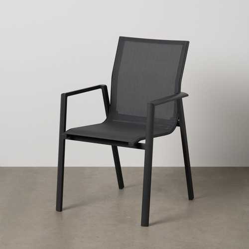 SILLA ALUMINIO-TEXTILENO EXTERIOR 56,50 X 61,50 X 88,50 CM