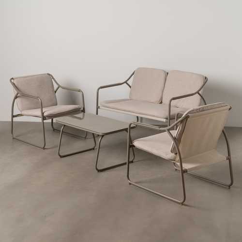 CONJUNTO JARDÍN ACERO EXTERIOR 1 CM