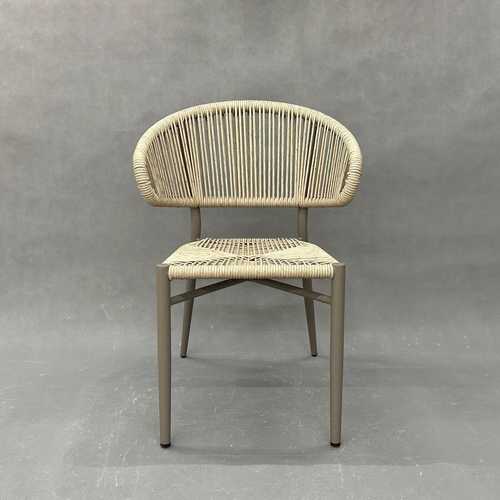 SILLA NATURAL-GRIS PE-ALUMINIO EXTERIOR 56 X 58 X 89 CM