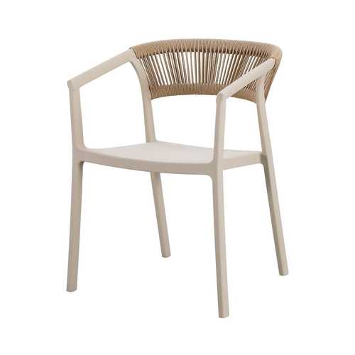 SILLA BEIGE 56 X 52 X 76 CM