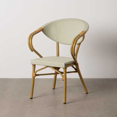 SILLA AGUAMARINA ALUMINIO-TEXTILENO 57 X 58,50 X 82 CM