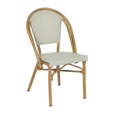 SILLA AGUAMARINA ALUMINIO-TEXTILENO 50 X 54 X 85 CM