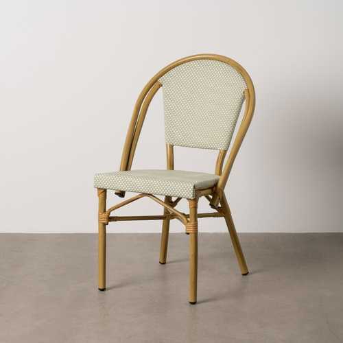 SILLA AGUAMARINA ALUMINIO-TEXTILENO 50 X 54 X 85 CM