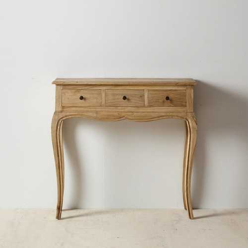 CONSOLA NATURAL MADERA MINDI 85 X 23 X 80 CM