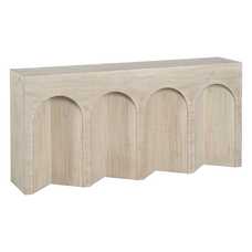 CONSOLA BLANCO ROZADO MADERA 170 X 38 X 82 CM CONSOLA BLANCO ROZADO MADERA 170 X 38 X 82 CM