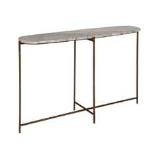 CONSOLA HIERRO / MÁRMOL ENTRADA 120 X 29 X 80 CM CONSOLA HIERRO / MÁRMOL ENTRADA 120 X 29 X 80 CM