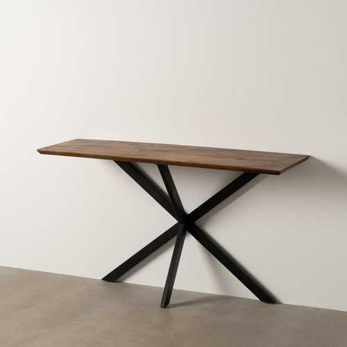 CONSOLA MIEL MADERA DE MANGO DECORACIÓN 130 X 40 X 76 CM