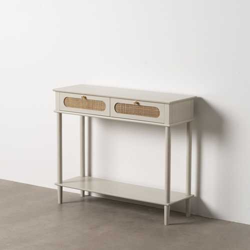CONSOLA GRIS CLARO DM 90 X 30 X 75 CM