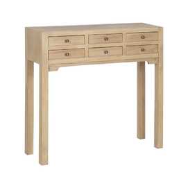 CONSOLA NATURAL DM-MADERA 85 X 26 X 85 CM