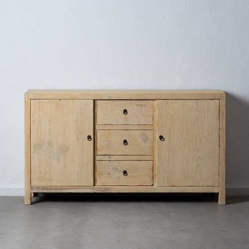 APARADOR NATURAL MADERA DE OLMO SALÓN 160 X 40 X 90 CM