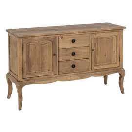 APARADOR MARRÓN MADERA DE PINO SALÓN 155 X 50 X 93 CM