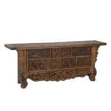 APARADOR NATURAL MADERA SALÓN 220 X 50 X 86 CM