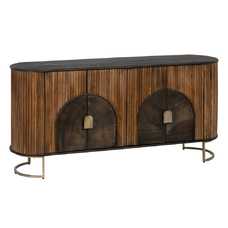 APARADOR NATURAL-ORO MADERA DE MANGO 153 X 41 X 75 CM