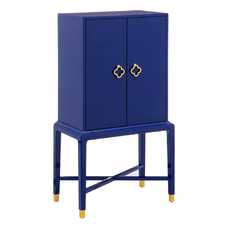 ARMARIO "CABINET" AZUL MADERA DE ABETO 68 X 36 X 131 CM