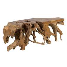 MUEBLE TV NATURAL MADERA DE TECA SALÓN 150 X 40 X 50 CM MUEBLE TV NATURAL MADERA DE TECA SALÓN 150 X 40 X 50 CM