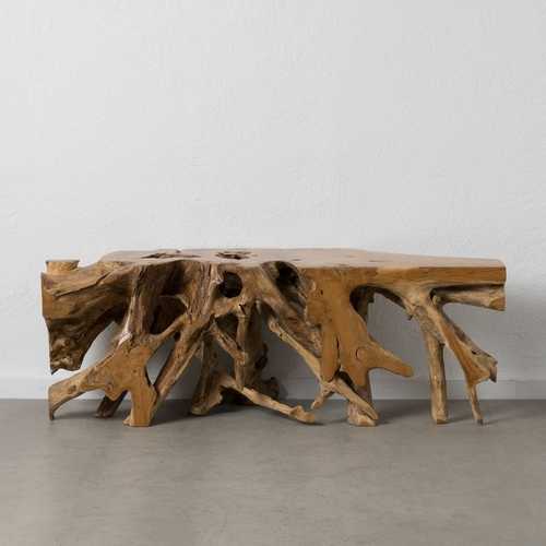 MUEBLE TV NATURAL MADERA DE TECA SALÓN 150 X 40 X 50 CM