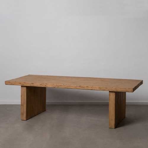 MESA COMEDOR NATURAL MADERA DE PINO 244 X 102 X 76 CM