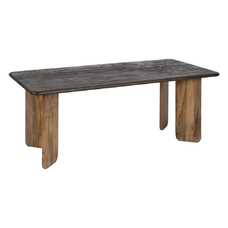 MESA COMEDOR NATURAL-MARRÓN 200 X 100 X 76 CM
