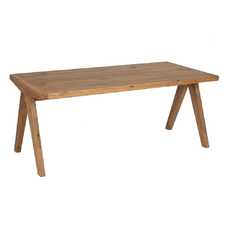 MESA COMEDOR NATURAL MADERA DE PINO 180 X 90 X 75 CM
