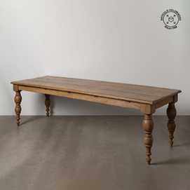 MESA COMEDOR MADERA DE ROBLE SALÓN 300 X 98 X 77 CM