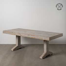 MESA COMEDOR MADERA SALÓN 220 X 90 X 76 CM