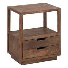 MESITA NATURAL MADERA DE MANGO 49 X 36 X 60 CM