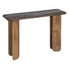 CONSOLA NATURAL-MARRÓN MADERA DE MANGO 115 X 35 X 76 CM