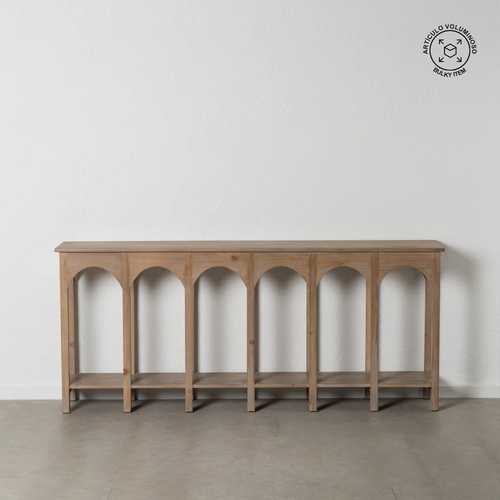 CONSOLA NATURAL MADERA DE PINO ENTRADA 210 X 38 X 90 CM