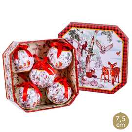 S/5 BOLAS MEMORY ANIMALES POLYFOAM 7,50 X 7,50 X 7,50 CM